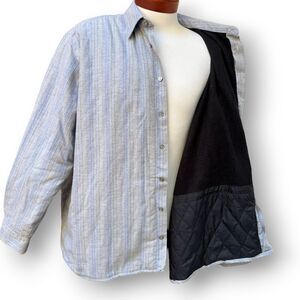 Grit Iron Workwear Insulated Quilted Shirt Jacket Men's size XXL 2XL Cotton